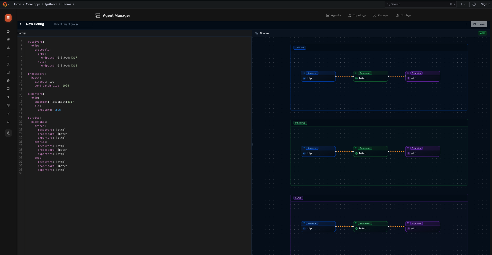Agent Configuration