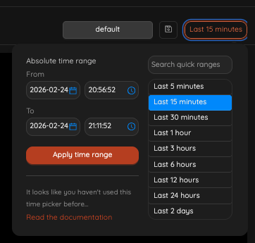 Time Range Filter
